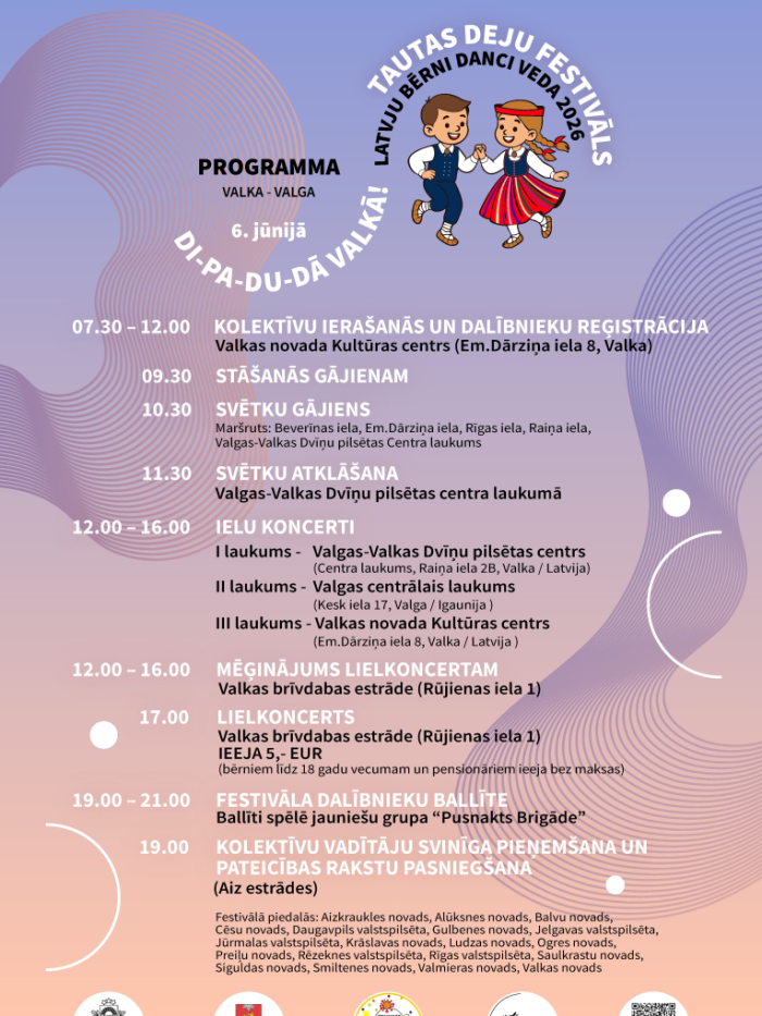 Latvju bērni danci veda