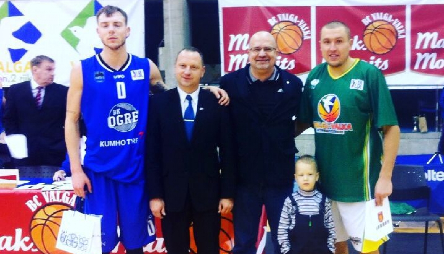 Valga Valka basketbola komandas dalībnieks Edgars Krūmiņš