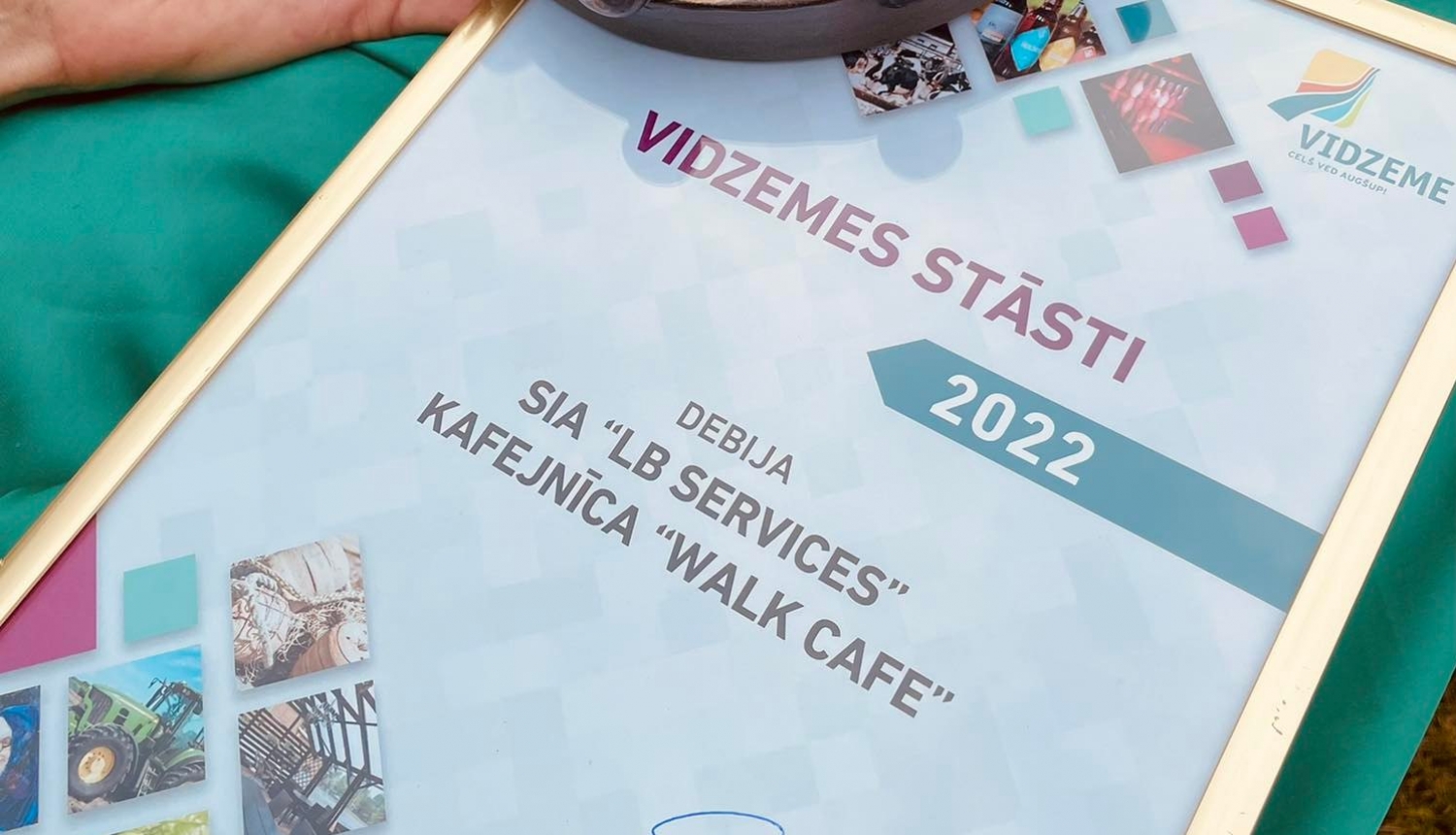 11. Vidzemnieku dārza svētkos godināti kafejnīcas “Walk Cafe” uzņēmēji