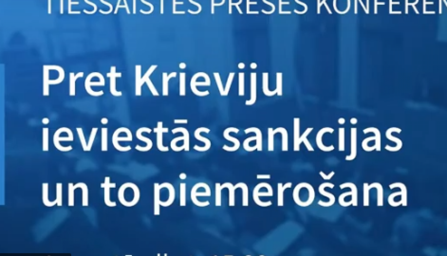 Informācija uzņēmējiem par pret Krieviju ieviestajām sankcijām un to piemērošanu