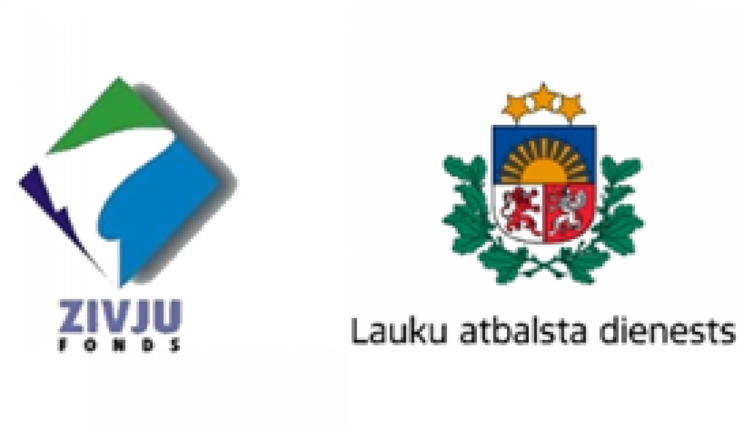 Zivju fonda un Lauku atbalsta dienesta logotipi