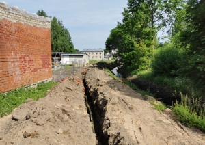 Būvniecības darbi Valgas-Valkas dvīņu pilsētu kopējās atpūtas zonā (T.Simtiņš)