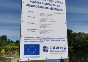 Būvniecības darbi Valgas-Valkas dvīņu pilsētu kopējās atpūtas zonā (T.Simtiņš)
