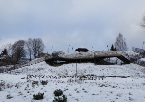 Noslēgušies būvniecības darbi Valgas-Valkas dvīņu pilsētu kopējās atpūtas zonā (T.Simtiņš)